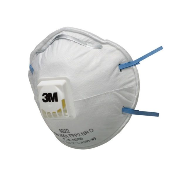 3M™ 8822 Półmaska filtrująca, FFP2, z zaworem