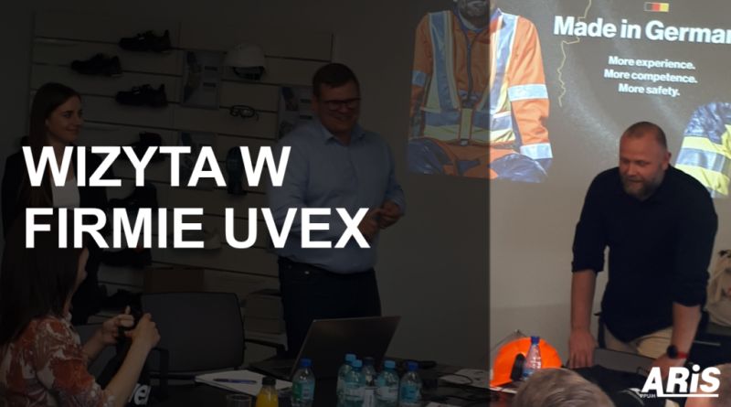 Spotkanie w siedzibie UVEX zdjęcie tytułowe - prezentacja rękawice robocze, obuwie robocze