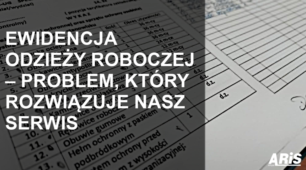 Ewidencja odzieży roboczej