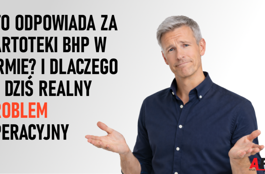 odpowiedzialność za kartoteki BHP